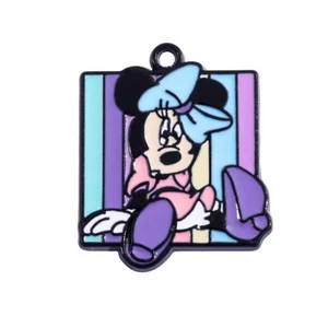 50 Piezas Dibujos Animados Minnie Charm Pulsera Collar Colgantes Hágalo Usted Mismo Fabricación de Joyas - Imagen 1 de 1