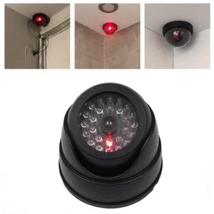 Dummy Fake Surveillance Security CCTV Dome Camera with Q2S4 Blinking Q7P6 T5F7 - Picture 1 of 8