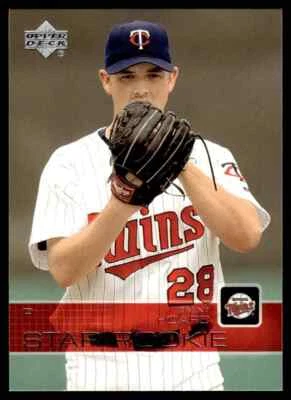 2003 Upper Deck Star Rookie Brent Hoard Rookie Minnesota Twins #518 - Image 1 of 2