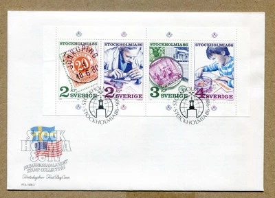 SWEDEN. First Day Cover. STOCKHOLMA’86 IV. JAN. 31, 1986 FDC - Image 1 of 2
