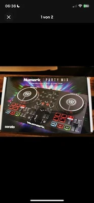 Numark Party Mix II DJ Controller, 2 Decks, Built-in DJ Lights Mixer - Bild 1 von 2