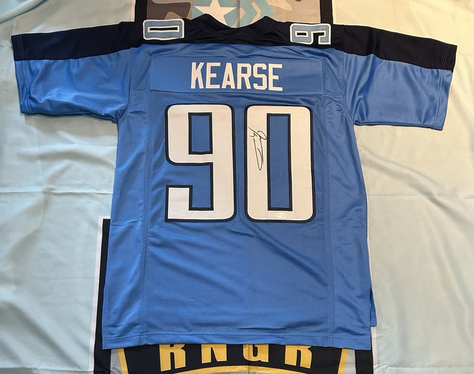 Jevon Kearse signed custom Jersey  autograph JSA size XL CERTIFIED - Image 1 of 1