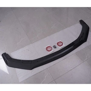 Carbon Fiber Front Body Bumper Splitter Lip Spoiler For Ford Mustang GT 2024-25 - Picture 1 of 14