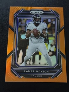 2022 Panini Prizm Lamar Jackson Orange Prizm /249 Ravens - Bild 1 von 2