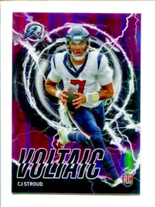 2023 Topps Composite Resurgence Voltaic Pink Refractor #RV-2 CJ Stroud 🏈 RC - Picture 1 of 3
