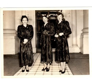PRINZESSIN RUHIJE , MYZEJEN, MAXHIDE von Albanien 1938 - TYP 1 PRESSEFOTO ROYALTY - Bild 1 von 2