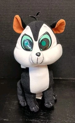 Peluche Looney Tunes Penélope gato blanco y negro PePe Le Pew 10" Warner Brothers 04 Foto 1 de 4
