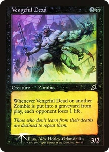 Scourge MTG FOIL Vengeful Dead Magic - Picture 1 of 2