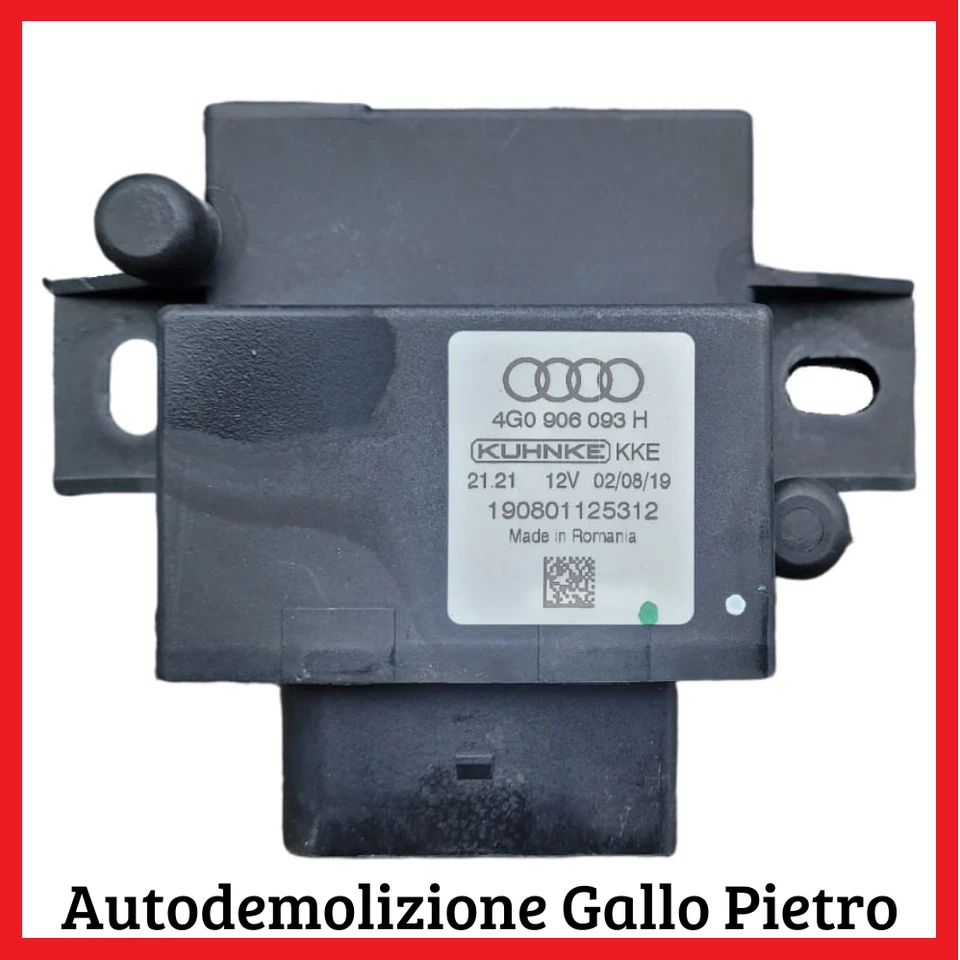 Centralina pompa carburante PORSCHE macan 95b gts AUDI q5 8rb a5 b8 a7 4g a4 b8 - Immagine 1 di 1