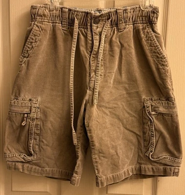 Pantalones Cortos De Colección Ocean Pacific OP Pana Carga Talla S 28-30 Marrón Y2K 10" Preppy Foto 1 de 4