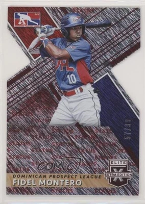 2019 Panini Elite Extra Edition Status Red Die-Cut /99 Fidel Montero #188 - Image 1 of 2