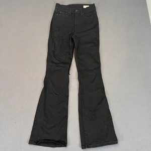 AYR All Year Round Womens Sz 25S The Really Really Flare Denim Jean Black 23x29L - Picture 1 of 10