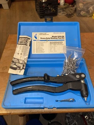 Kit de herramientas de remachado de alta resistencia Marson INCLUYE REMACHES EE. UU. Modelo 200-GK Foto 1 de 4