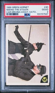 1966 Green Hornet #40 PSA Graded Kato Bruce Lee - Picture 1 of 2