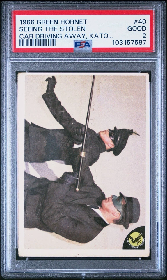 1966 Green Hornet #40 PSA Graded Kato Bruce Lee - Image 1 of 2