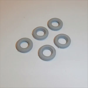 Corgi Toys 224 Bentley Continental Tires Set of 5 Grey Tyres Pack #27 - Picture 1 of 4