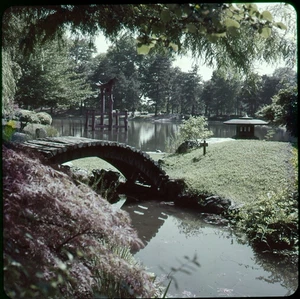 LC37-02 NEW YORK CITY (6) Original 2.25" Transparencies BROOKLYN JAPANESE GARDEN - Picture 1 of 6