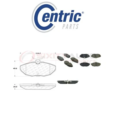 Centric Posi Quiet Ceramic Brake Pads w Shims for 2002-2005 Ford Thunderbird vc Foto 1 de 4