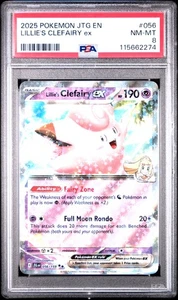 2025 Pokemon JTG En-Journey Together #056 Lillie's Clefairy ex PSA 8 - Bild 1 von 2