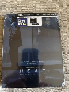 Heat 4K UHD/Blu-ray SEALED Best Buy Exclusive Steelbook Out of Print - Picture 1 of 2