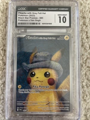 Pikachu with Grey Felt Hat 085 Sv: Scarlet & Violet Promo Cards Regular - Image 1 of 2