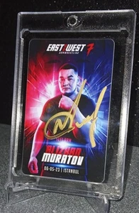 🔥Alizhan Muratov🔥 East vs West 7 signierte Karte Armwrestling mit ONE-TOUCH🔥 - Bild 1 von 2