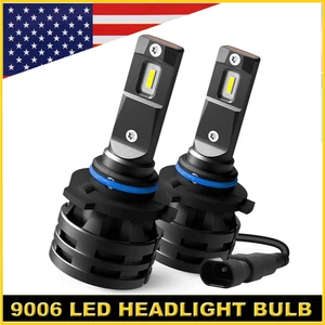 2 * LED Scheinwerfer Birne Fern Abblendlicht 9006 6000K superhell weiß High Power Kit - Bild 1 von 13
