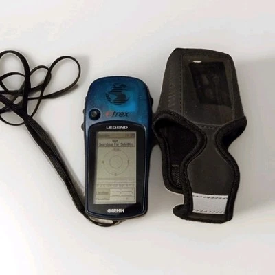Garmin eTrex Legend  Blue Handheld LCD Display Waterproof Hiking GPS Navigator - Image 1 of 4
