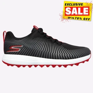 Skechers Go Golf Herren Max Spikeless Sport Turnschuhe Schwarz - Picture 1 of 5