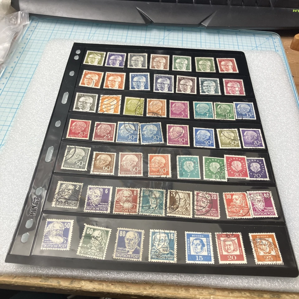 95+ USED/Cancelled West Germany Deutsche Bundespost 1945-1985 Stamps- A DEAL! - Image 1 of 4