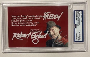 ROBERT ENGLUND AUTO SIGNED Nightmare On Elm Street - Freddy Krueger PSA DNA - Bild 1 von 2