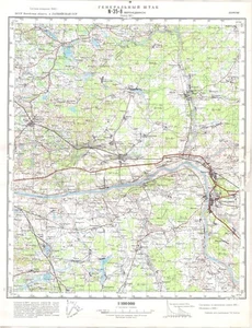 Russische sowjetische Militär topographische Karte - VERHNEDWINSK (Weißrussland), 1:100K, 1967 - Bild 1 von 6