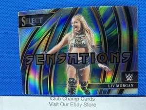 2024 #11 Liv Morgan Panini Select WWE Sensations Inserto Silver Prizm - Foto 1 di 2