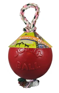 Jolly Pets Romp-n-Roll Ball for Dogs Red 4.5 inch - Picture 1 of 7