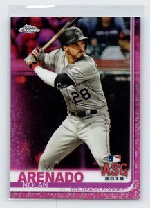 2019 Topps - Chorme Update Nolan Arenado #73 Pink Refractor Colorado Rockies - Bild 1 von 2