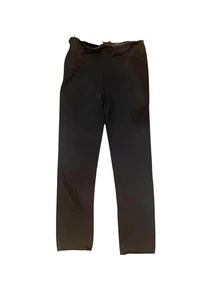 Giorgio Armani Negro Tejido Crepé Elástico Fluido Slim Pantalones Elásticos 44 EE. UU. 8 10 - Imagen 1 de 5