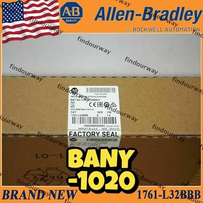 New Sealed NEW PLC 1761-L32BBB /E MicroLogix 1000 24V DC 20-In/10-Out - Image 1 of 4