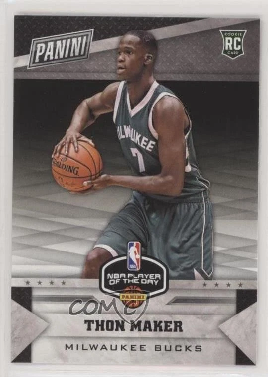 2017 Panini Player of the Day Rookies Thon Maker #34 - Image 1 of 2