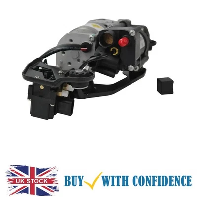 BMW X5 F15 X6 F16 Air Suspension Compressor W/ Bracket & Valve Block 2013-2019 - Image 1 of 4