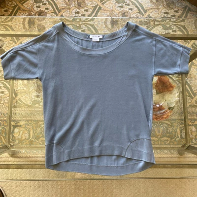 Top Lacoste Y2K De Colección Talla 42 M Ajuste Fácil Aqua Stormy Azul Gris Ajuste Fácil Usado Foto 1 de 4