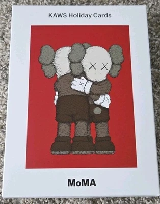 Tarjetas de Navidad KAWS - Juego de 12 sobres de tarjetas 2018 sellados MOMA raro Foto 1 de 3