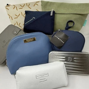 8 New First Class Airlines Amenity Bags, Toiletry Kits, Ferragamo Therabody +++ - Picture 1 of 12
