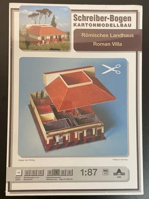 Modellbaubogen - Römisches Landhaus - Schreiber - Bild 1 von 4
