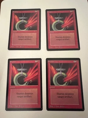 Magic the Gathering MTG Shatter Beta NM- Playset (4) (Beta Bob) - Image 1 of 4