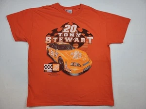 Chase Authentics Tony Stewart #20 Doble Cara Desteñido Envejecido Para Hombres XL Carreras - Imagen 1 de 10