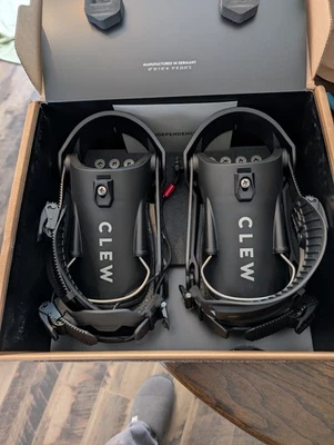 Fijaciones de snowboard Clew Independence 1.0 talla pequeña negras nuevas 2025 en caja Foto 1 de 3