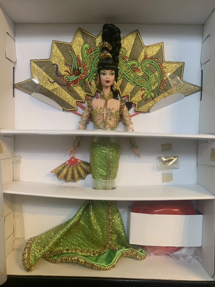 Muñeca Barbie Bob Mackie Fantasy Goddess of Asia Edición Limitada NRFB Foto 1 de 4