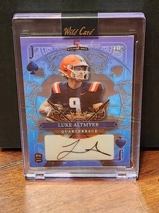 Luke Altmyer 1/2 Joker Auto Fighting Illini Rare! - Picture 1 of 2