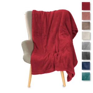 Coperta Plaid Soffice in Sherpa - dimensioni varie K913 - Foto 1 di 33