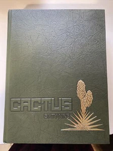 1969 "Cactus" - Annuario dell'Università del Texas - Austin, Texas - Foto 1 di 12